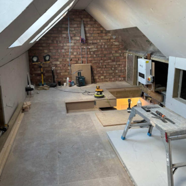 Loft Conversion for Bedroom and Shower Room