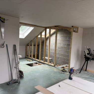 Rear Dorma Building in Stone Staffordshire