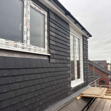 Rear Dorma Exterior in Stone Staffordshire