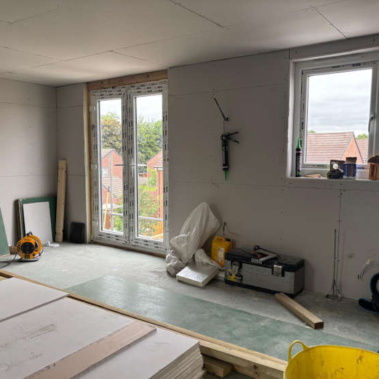 Rear Dorma Work In Progress in Stone Staffordshire